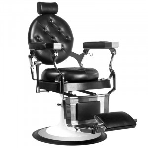Gabbiano Fotel Barberski Imperator Czarny