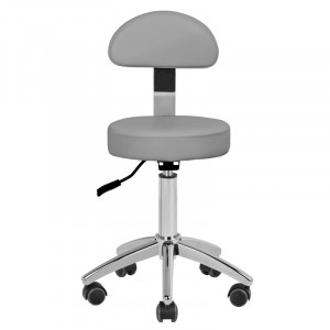 Taboret Kosmetyczny Basic 304 Szary