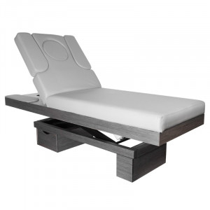 Spa Leżanka Kosmetyczna Azzurro Wood 815 B Świecąca Grey Podgrzewana
