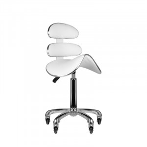 Taboret Kosmetyczny Roll Speed Am-880 Biały