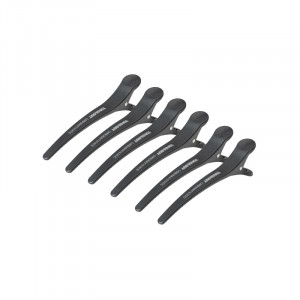 Klamry Fryzjerskie Do Włosów Toni&guy E-32 6 Szt 11,5 Cm Czarne 
