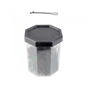 Wsuwki Fryzjerskie Do Włosów E-62 150 Szt 4,9 Cm Czarne 