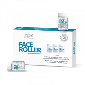 Farmona Face Roller Aktywny Koncentrat Anti-Ageing Doo Zabiegów Mezoterapii Mikroigłowej 5x5ml