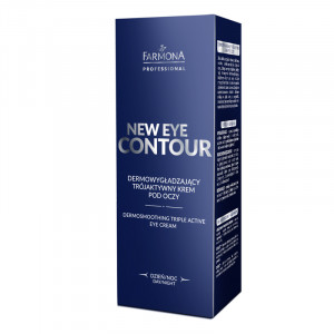 Farmona New Eye Contour Dermowygładzający Trójaktywny Krem Pod Oczy 30 Ml