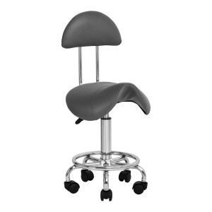Taboret Kosmetyczny 6001 Szary