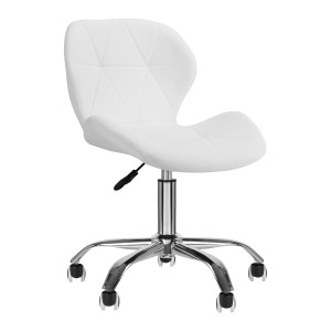 Taboret Kosmetyczny Qs-06 Biały