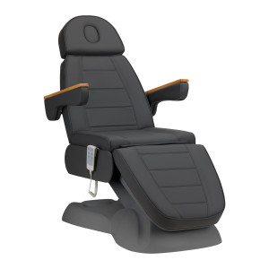 Fotel Kosmetyczny Elektryczny SILLON Lux 3 silniki szary, szara podstawa