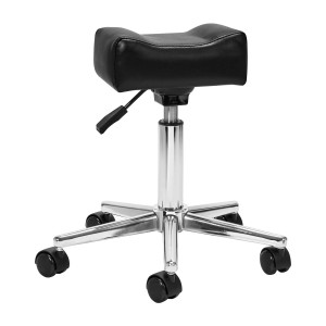 Podnóżek mobilny Sillon Bell do pedicure Czarny