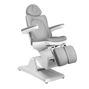 Fotel Kosmetyczny Elektr. Azzurro 870 S Pedi 3 Siln. Szary 