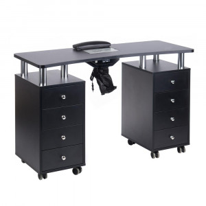 Stolik Do Manicure Z Pochłaniaczem Bd-3425+p Czarn