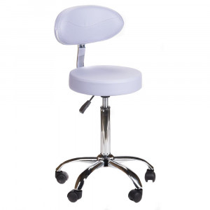 Taboret Kosmetyczny Z Oparciem Bd-9934 Lawenda