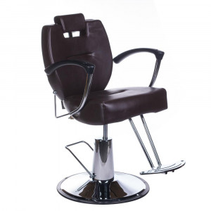 Fotel Barberski Hektor Bh-3208 Brązowy