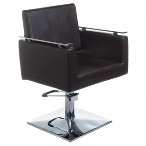 Fotel Fryzjerski Milo Bh-6333 Brązowy