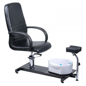 Fotel Do Pedicure Z Masażerem Stóp Bw-100 Czarny