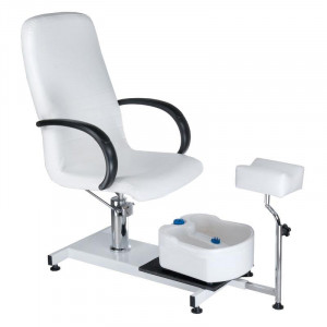 Fotel Do Pedicure Z Masażerem Stóp Bw-100 Biały