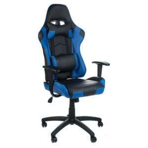 Fotel Gamingowy Racer Corpo Comfort Bx-3700 Niebies
