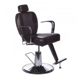 Fotel Barberski Olaf Bh-3273 Brązowy