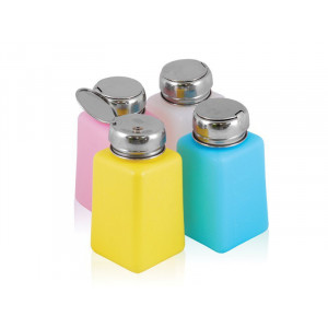 Butelka Z Pompką Chrom 180 Ml White