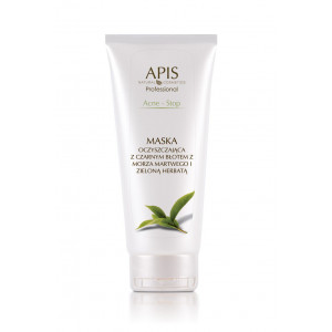 Apis Acne-Stop Maska Oczyszczająca Z Czarnym Błotem 200ml