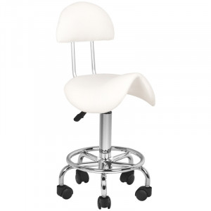 Taboret Kosmetyczny 6001 Biały