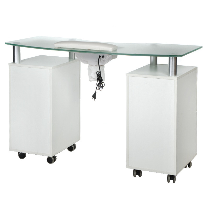 Stolik Do Manicure Z Pochłaniaczem Bd-3453+p Biały