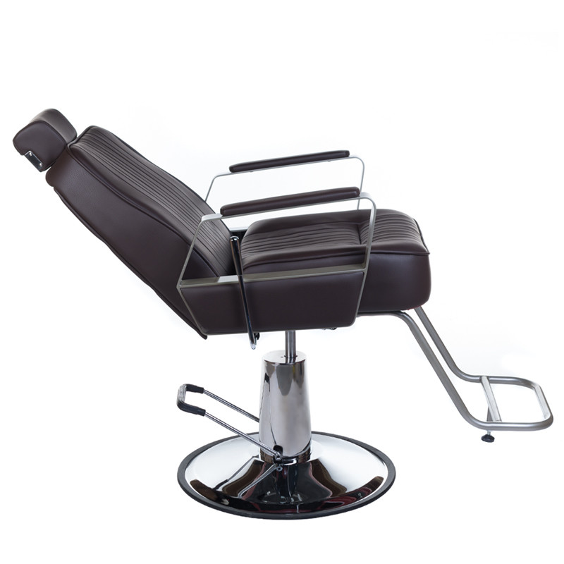 Fotel Barberski Homer Bh-31237 Brązowy