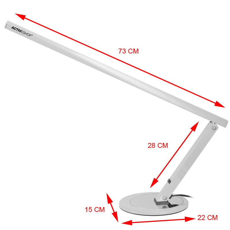 Lampa Na Biurko Slim 20 W Aluminium 