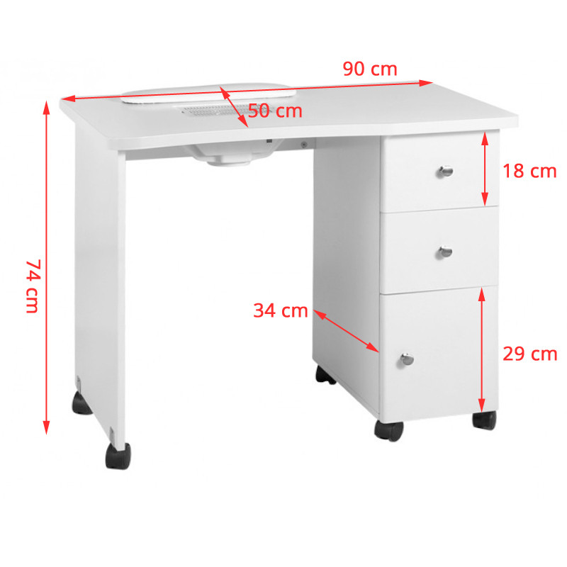 Biurko Wood Z Pochłaniaczem 011 B 