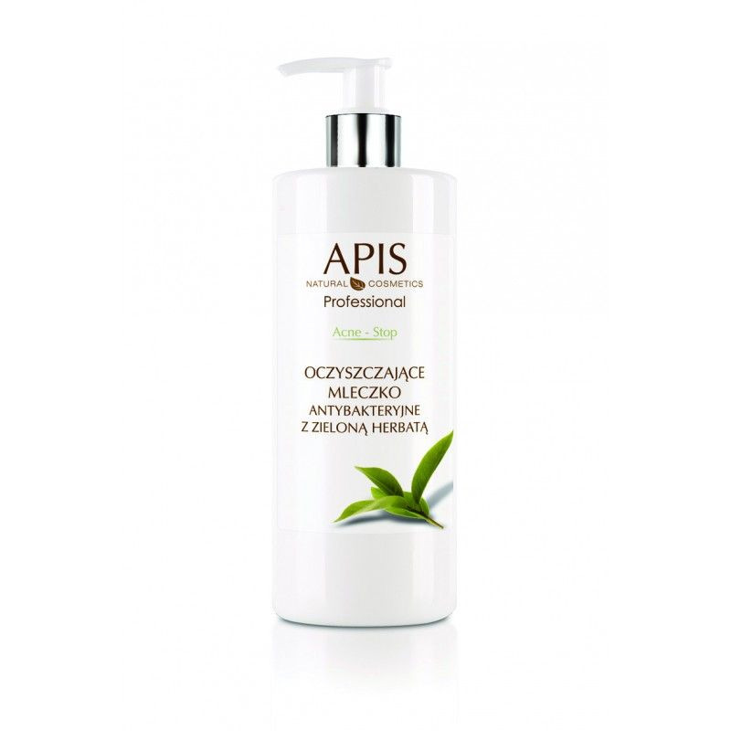 Apis Acne-Stop Oczyszczające Mleczko Antybakt. Z Zieloną Herbatą 500ml