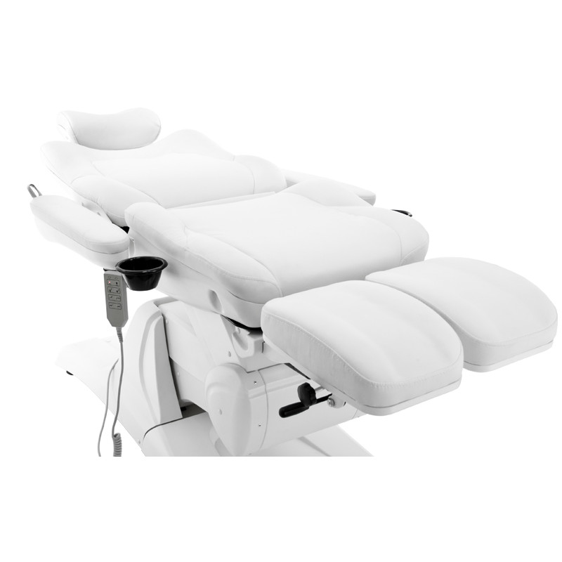 Fotel Kosmetyczny Elektr. Azzurro 870 S Pedi 3 Siln. Biały
