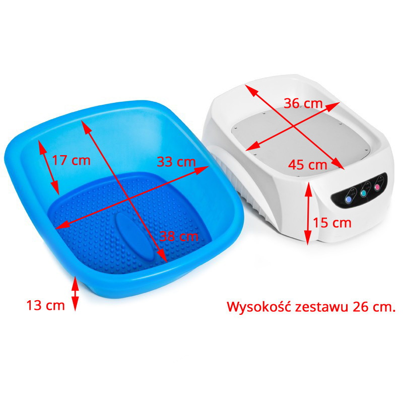 Brodzik Azzurro Z Masażerem 