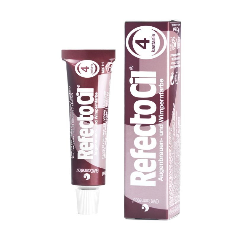 Henna Żelowa Refectocil 4 Kasztanowa