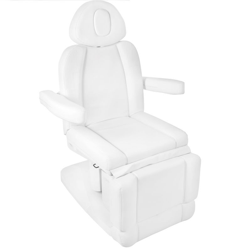 Fotel Kosmetyczny Elektr. Azzurro 708 a 4 Siln. Biały