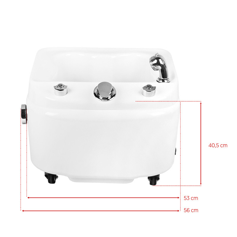 Brodzik Azzurro Do Pedicure Z Hydromasażem A023 - Podświetlany Led