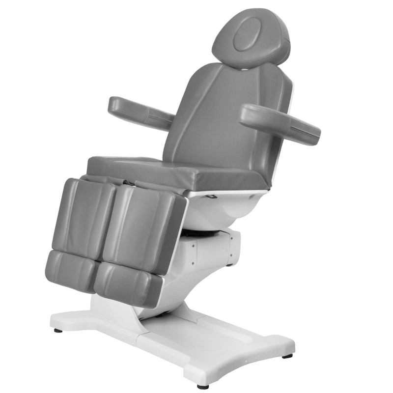 Fotel Kosmetyczny Elektr. Azzurro 869 as Pedi Obrotowy 5 Siln. Szary