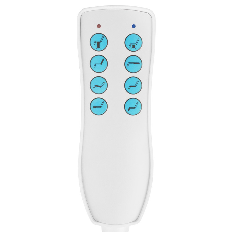 Fotel Kosmetyczny Elektr. Azzurro 869 a Obrotowy 4 Siln. Szary