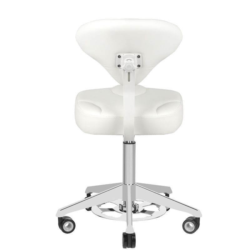 Taboret Kosmetyczny Azzurro 156 F Bump-Up Biały