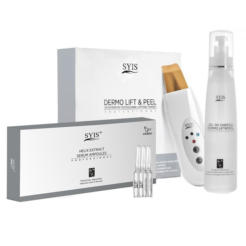 Syis Urządz. Dermo Lift&peel Skin Scrubber Złota Szpatuła + KosmetYKI SYIS