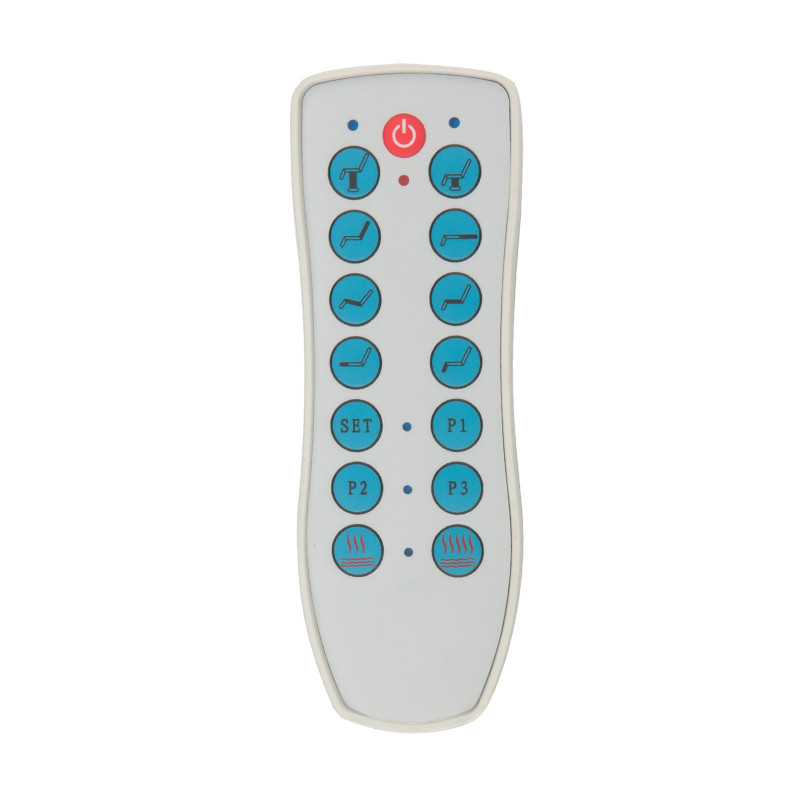 Fotel Kosmetyczny Elektr. Azzurro 708 a 4 Siln. Biały Podgrzewany