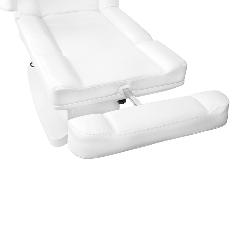 Fotel Kosmetyczny Elektr. Azzurro 708 a 4 Siln. Biały Podgrzewany