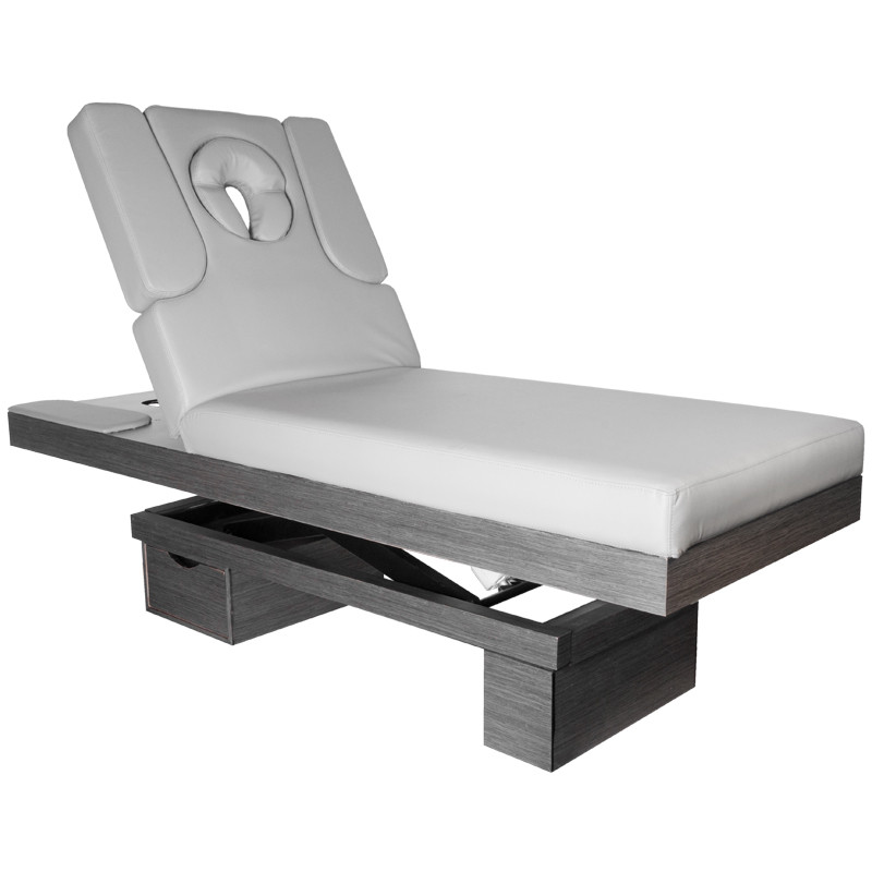 Spa Leżanka Kosmetyczna Azzurro Wood 815 B Świecąca Grey Podgrzewana