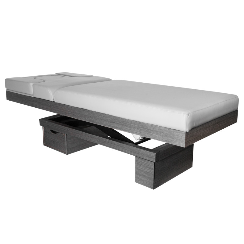 Spa Leżanka Kosmetyczna Azzurro Wood 815 B Świecąca Grey Podgrzewana