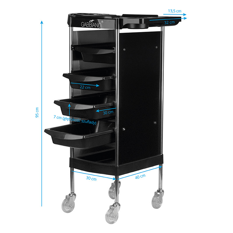 Gabbiano Pomocnik Fryzjerski Fx11-B Black
