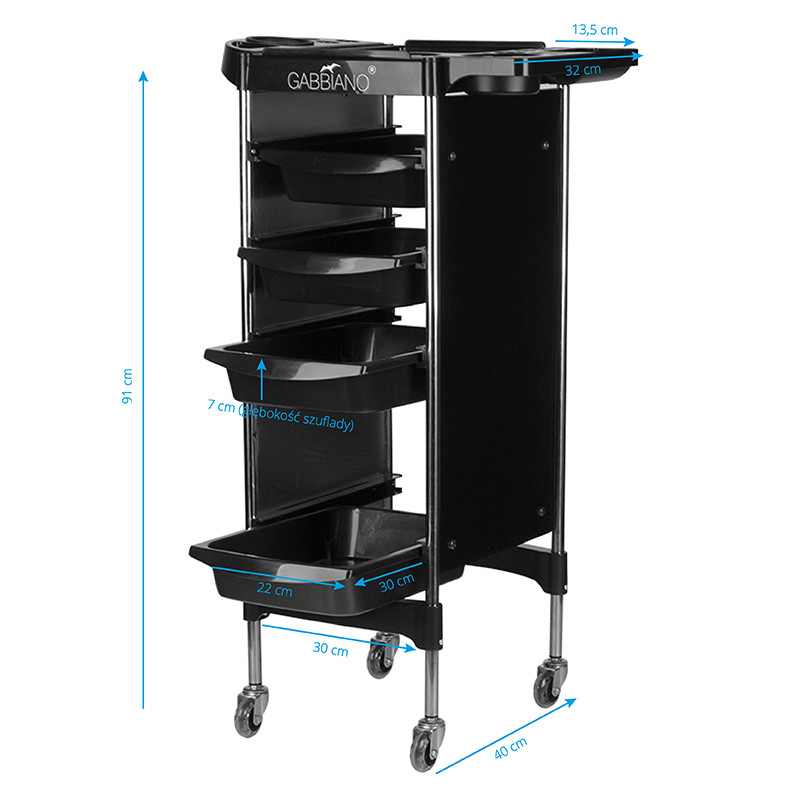 Gabbiano Pomocnik Fryzjerski Fx11-2 Black