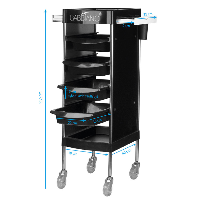 Gabbiano Pomocnik Fryzjerski Fx11 F Black