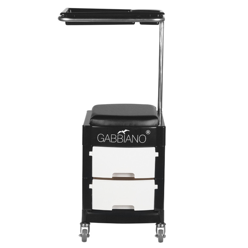 Pomocnik - Taboret Do Pedicure 16 Plus Black/white