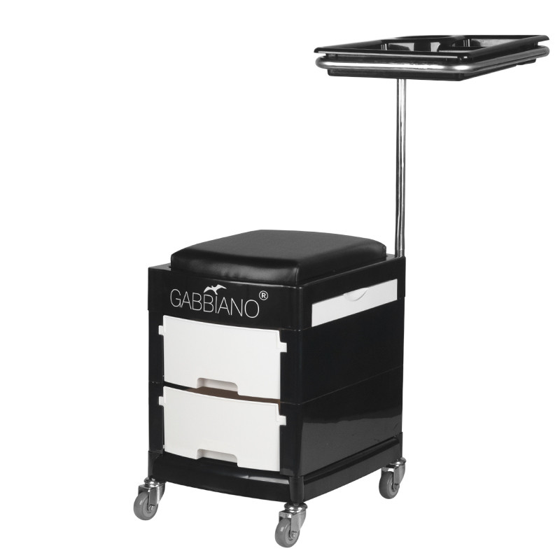 Pomocnik - Taboret Do Pedicure 16 Plus Black/white