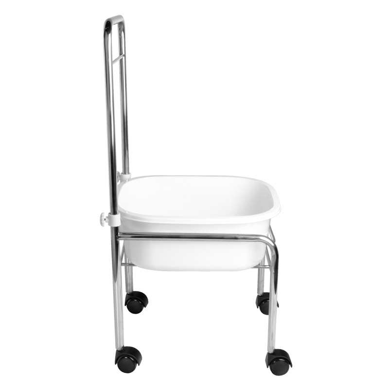 Brodzik Do Pedicure Na Kółkach Chrom