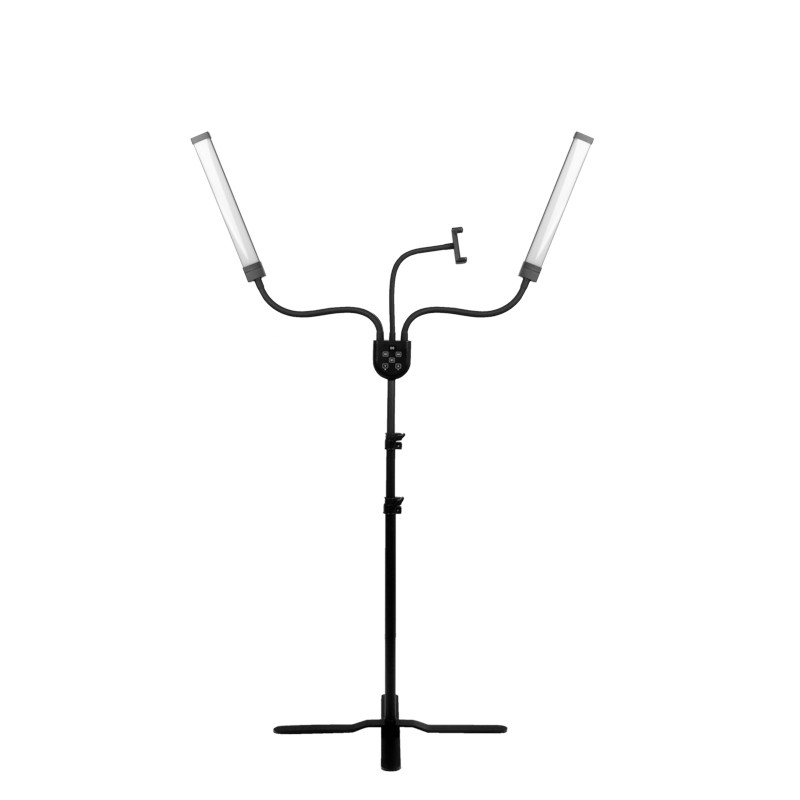 Lampa Led Do Rzęs I Makijażu Polluks Iii Typ Msp-Mj-02 Black Edition Z Pilotem