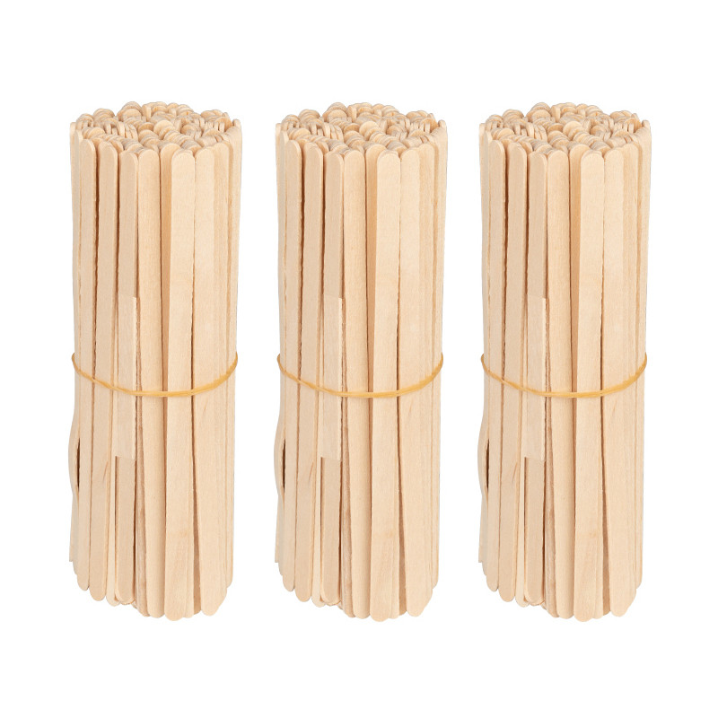 Szpatułka Drewniana Mała 140x6x1.4mm - 150 Sztuk